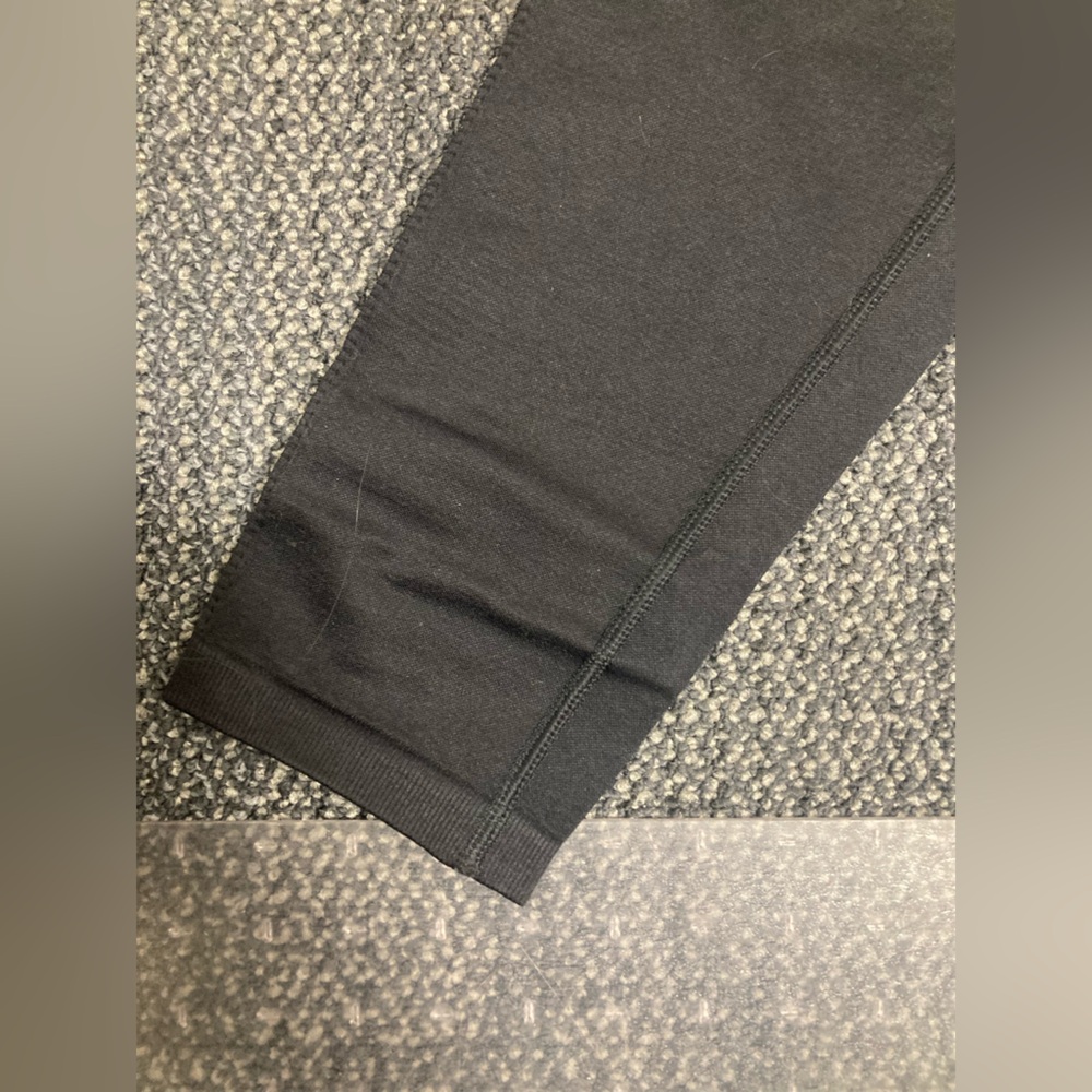 NWT women offline by aerie hi-rise seamless 7/8 legging leggings ribbed black l - Picture 12 of 16